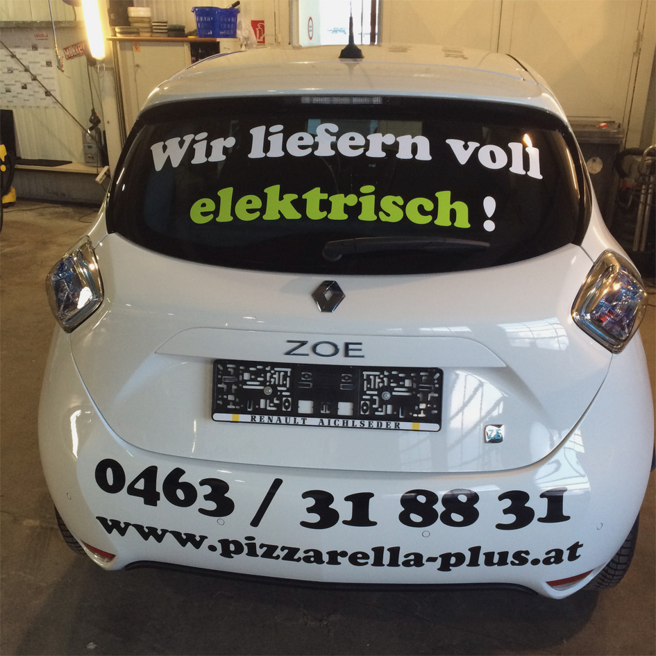 autobeschriftung hinten